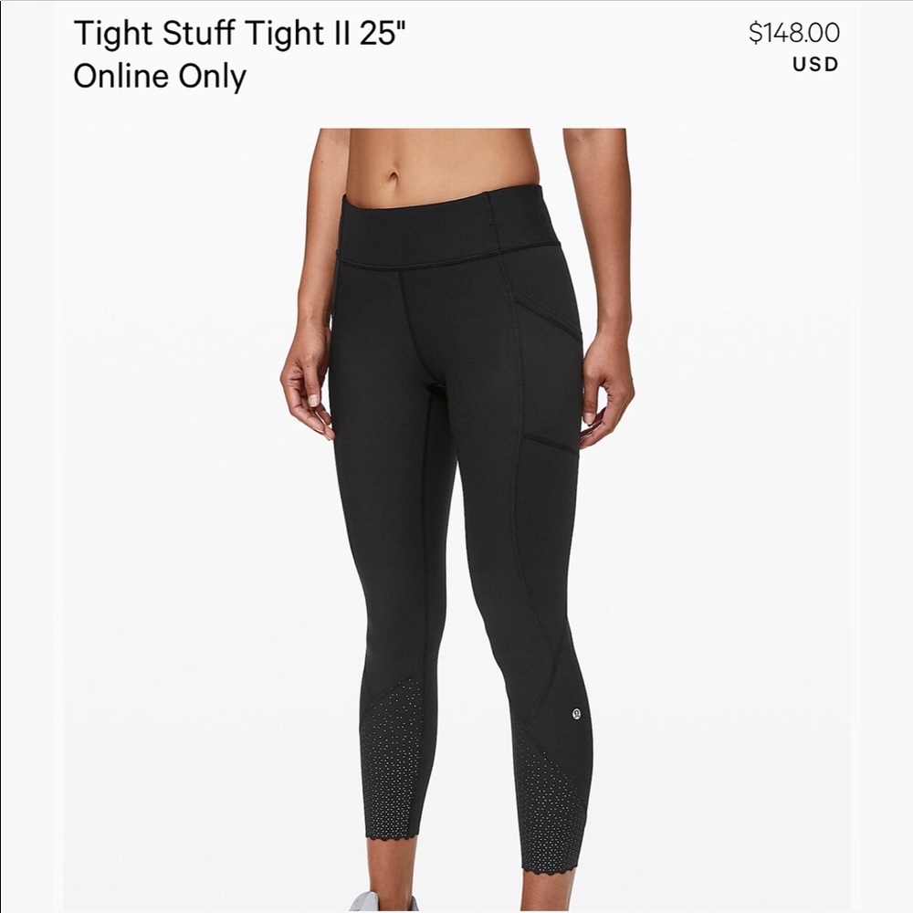 Lululemon TIGHT STUFF II. Size 10-black